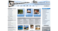 Desktop Screenshot of beamer-leinwand-profi.de